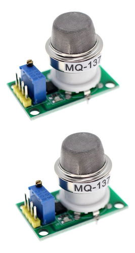 Módulo De Sensor De Detección De Gas Amoniaco Mq137, 2 Senso