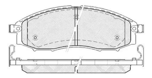 Pastilla De Freno Nissan ---xterra 2.4- 3.3 4wd 00/ Delanter
