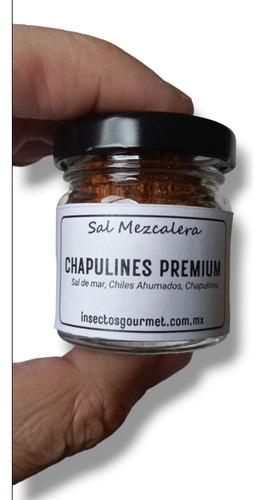 Chapulines Premium Sal Mezcalera Ahumada 30g