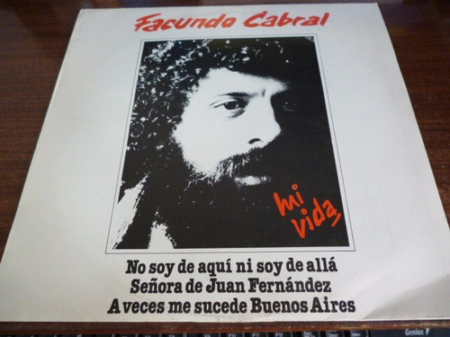 Facundo Cabral Mi Vida Vinilo Impecable