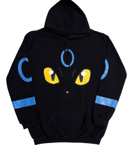 Buzo Oversize Pokemon Umbreon Estampa Espalda - Algodon