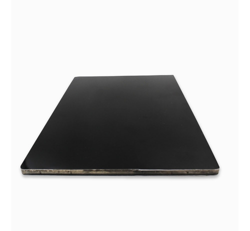 Imagen 2 de 4 de Plancha Aluminio Compuesto Negro Pe 3mm 0.18 1.22 X 1.22 Mt