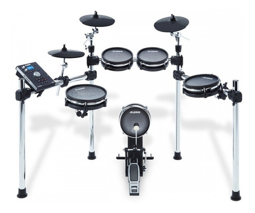 Imagen 2 de 7 de Batería Electrónica Alesis Command Mesh Kit + Silla Baquetas