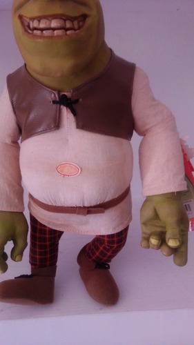 Muñeco Shrek Con Audios Y Etiqueta Mcfarlane 2001 38cm (Usado)