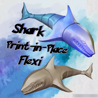 Shark Flexi Print In Place- Figura Plastica