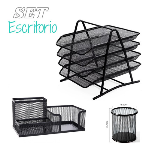 Set Organizadores De Escritorio #3