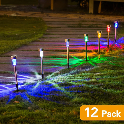 Wellgium Luces Solares Al Aire Libre, Luces Solares Del Jard