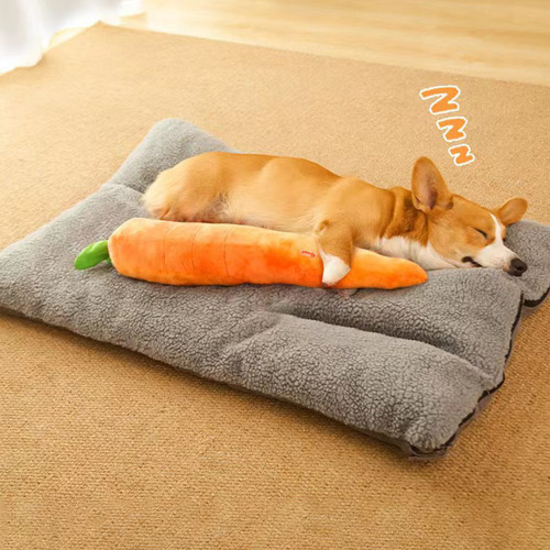 Osr Juguete Zanahoria Chillona De Peluche Para Perros