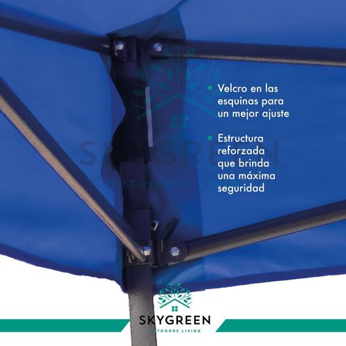 Imagen 7 de 7 de Carpa Toldo 3x6 Plegable Reforzado Impermeable Eventos