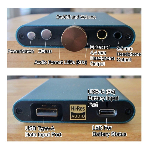 Imagen 7 de 10 de Ifi Hip Dac Amplificador Audífono Balanceado Mqa 384khz 12hr