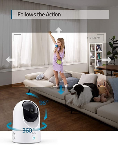 Imagen 4 de 4 de Eufy Security Solo Indoorcam P24, 1080p Cámara De Seguridad