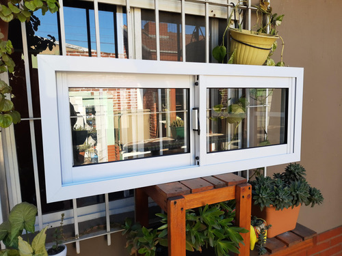 Ventana Corrediza Aluminio 120 X 60 Cocina Blanco