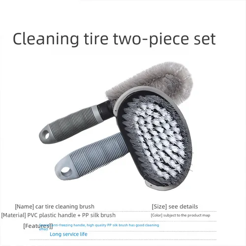 Big T Brush - Car Wheel Cleaning Brush Set For Tire Care