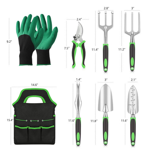 Juego De Herramientas De Jardin Jmoo, Herramientas Manuales
