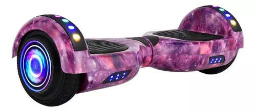 ATLETIS Hoverboard PRO Bluetooth Luces 6,5 12 Km/h Morado