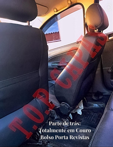 Capa Banco 100% Couro Fiat Strada Todo Modelo Cs 1990 A 2023