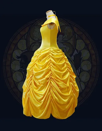 Vestido bella disney adulto new arrivals