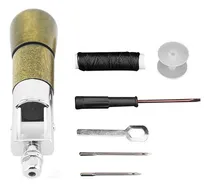 Comprar Juego De Máquinas De Coser A Mano De Cuero, Máquina De Coser