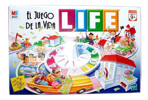 El Juego De La Vida Clásico Familiar Original Life De Hasbro