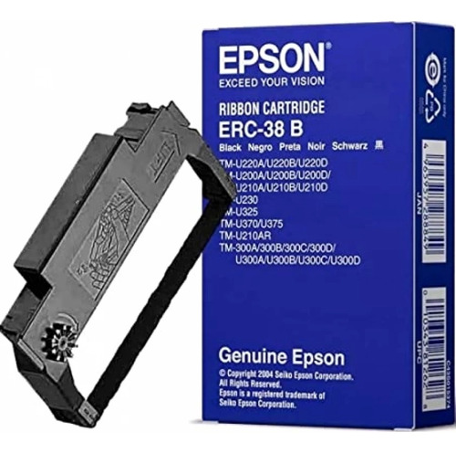 10 Cintas Epson Erc-38b Color Negro