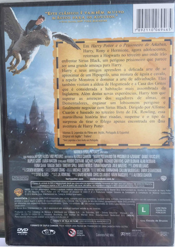 Dvd - Harry Potter E O Prisioneiro De Azkaban * Dublado