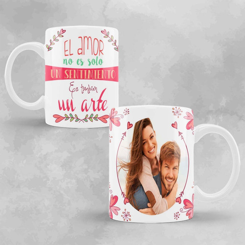 Taza Personalizada Enamorados Amor Amistad Madres Padres 