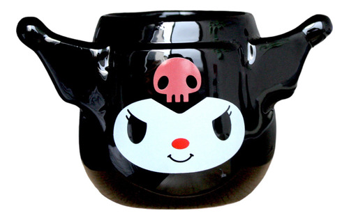 Taza De Cerámica Kuromi 450ml