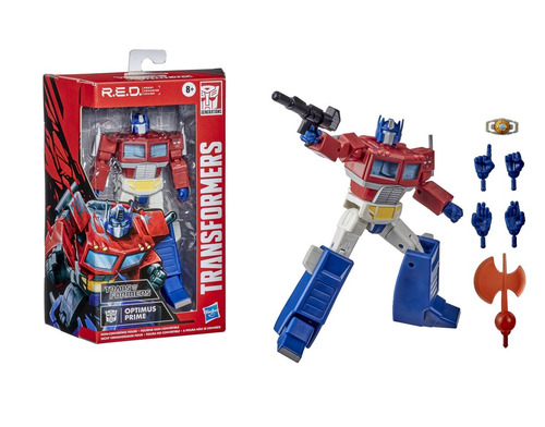 Imagen 1 de 3 de Transformers R.e.d. Robot Enhanced G1 Optimus Prime
