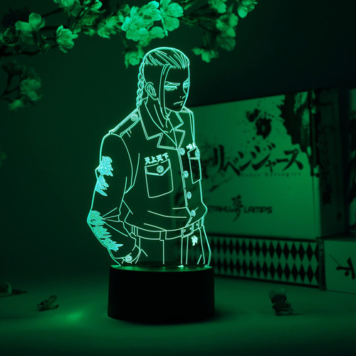 Draken Tokyo Manji Otaku Lampara Vengador Anime Figura Luz