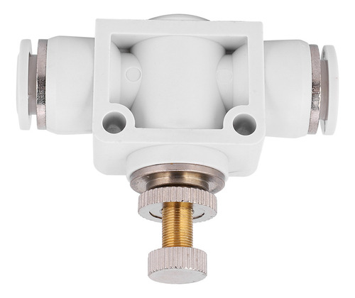 Válvula De Control De Velocidad De Aire Blanca De 2 Piezas,
