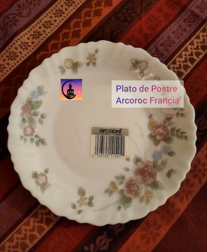 Plato Luminarc Arcoroc France Indiv Para Postre 18,50 Cms