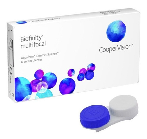 Lente De Contato Biofinity Multifocal Incolor / Coopervision