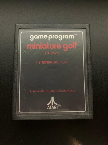 Miniature Golf Atari 2600 Cartucho