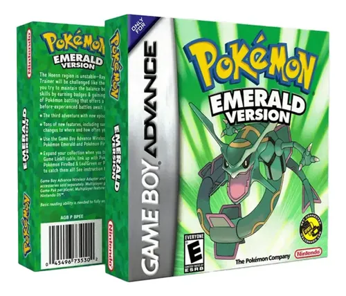 comprar Pokémon Emerald Gba Juego Físico En Caja Con Protección
