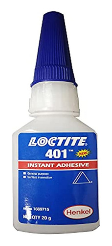 Adhesivo Instantáneo Loctite, 401, Prisma, Botella De 20 Gra