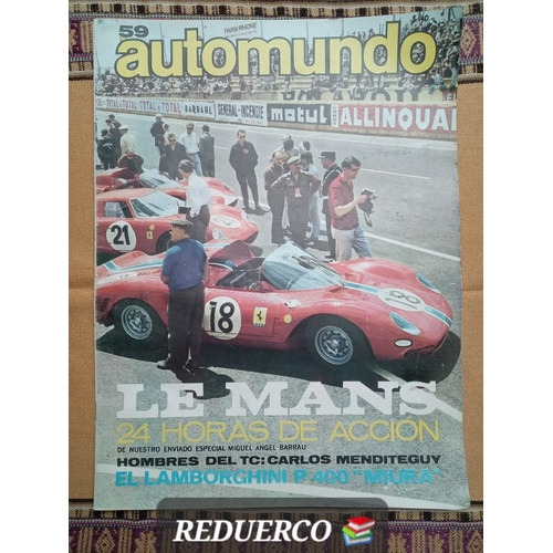 Automundo 59 Falcon Alberti Le Mans Menditeguy 22/6/1966