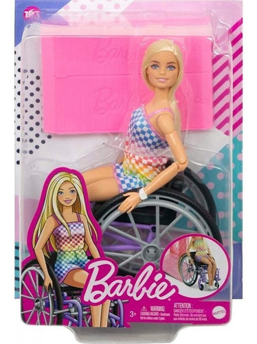 Barbie Fashionistas #193 Silla De Ruedas Mattel