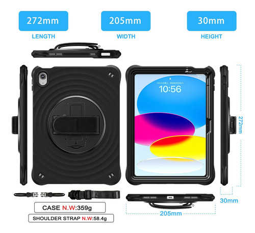 Funda Protectora Todo Incluido A Prueba De Caídas Para iPad