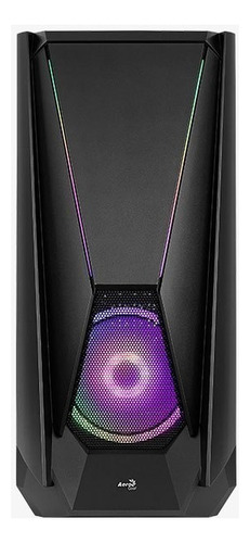 Gabinete Gamer Aerocool Visor Argb Media Torre Con Crist /vc Color Black