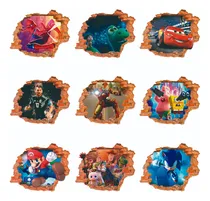 Comprar Vinilos Decorativos Infantiles Pared Rota 3d De 90x72cm