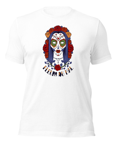 Playera Catrina Llorona Flores Del Mal Dia De Muertos Tradic