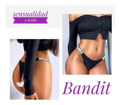 Tanga Colales  Estilo Victoria En Algodon Sexys Brillantes