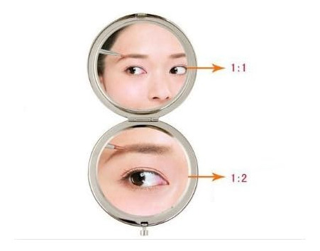Silly Obsessions Hola, Hermoso Espejo Compacto Con Aumento Y