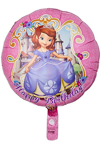 Globo Multicolor De Princesa Sofia De 18in. Marca Pyle