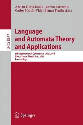 Libro Language And Automata Theory And Applications - Adr...
