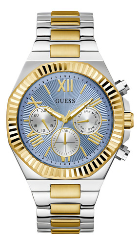 Reloj Guess Para Hombre Elegante Caballero Correa Bitono