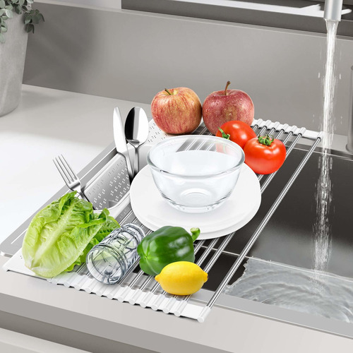 Roll Up Dish Drying Rack Homchwell Multipurpose 20''l X 11''