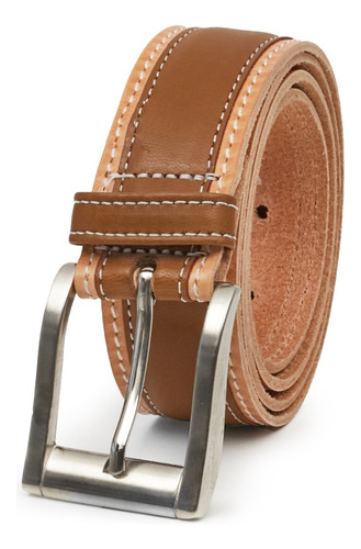 Cinturon Hombre Cuero Briganti Cintos Casuales - Acc08292
