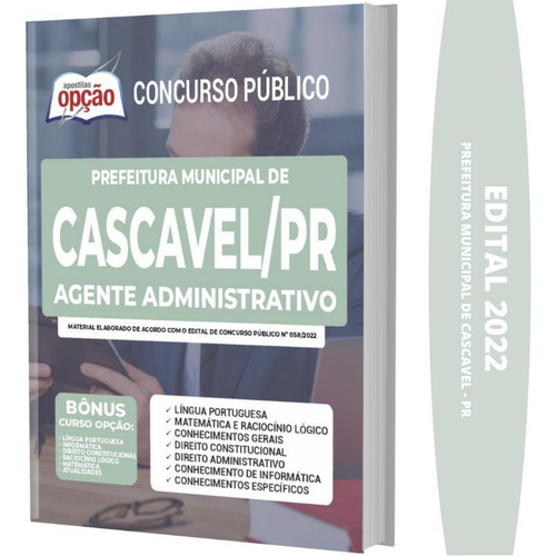 Apostila Concurso Cascavel Pr - Agente Administrativo
