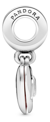 Charm Pandora 798887C01 Colgante Corazón Con La Inscripción Mamá Color Rosa